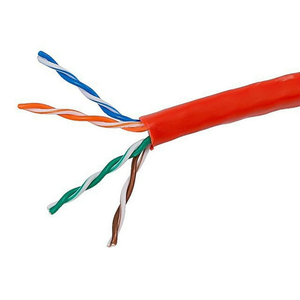 Pure Bare Copper Wire Monoprice Cat5e Ethernet Bulk Cable 1000ft UTP Green Network Internet Cord 24AWG CM Stranded 350Mhz 